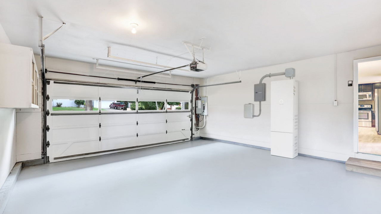 sonnen eco unit in a garage