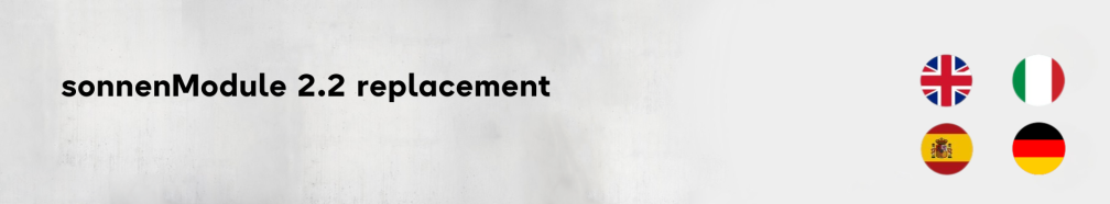 sonnenModule 2.2 replacement