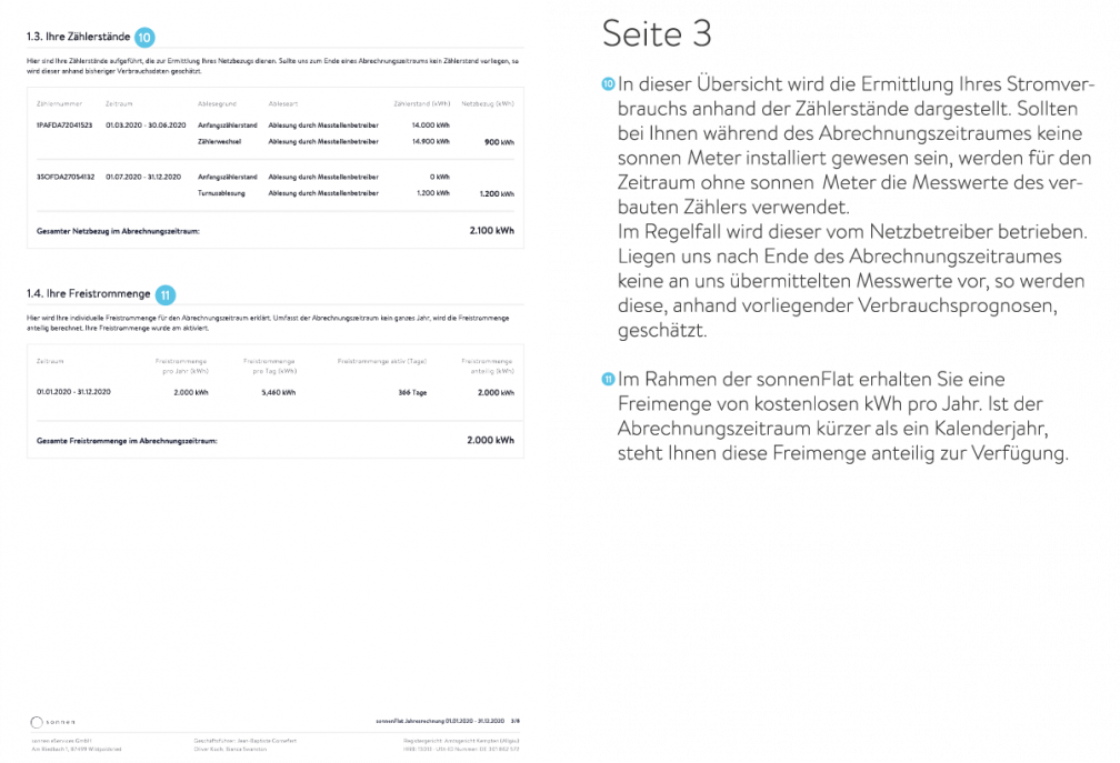 Erkl&auml;rung der Rechnung zur sonnenFlat Seite 3
