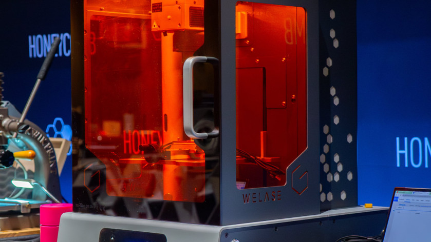 Image of a laser engraving machine