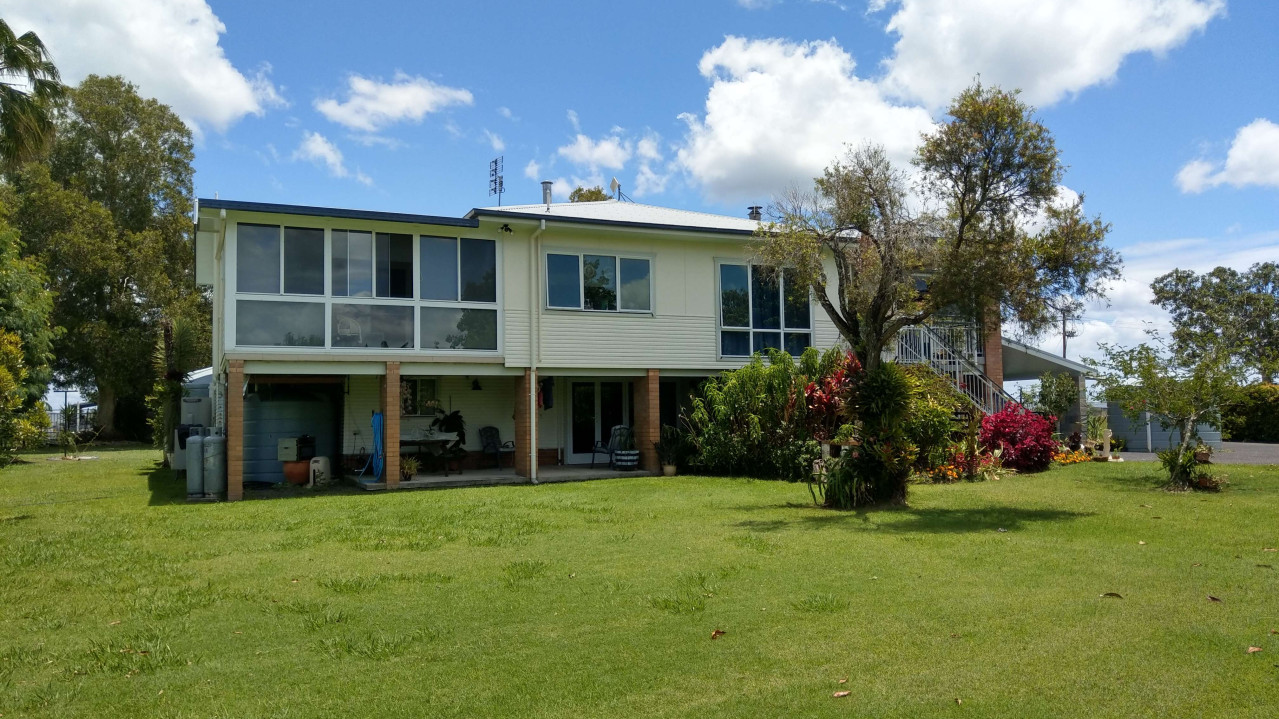 exterior view of double storey home